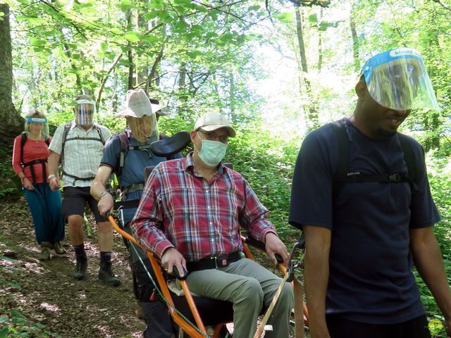 Randonnée joëlettes à Vresse